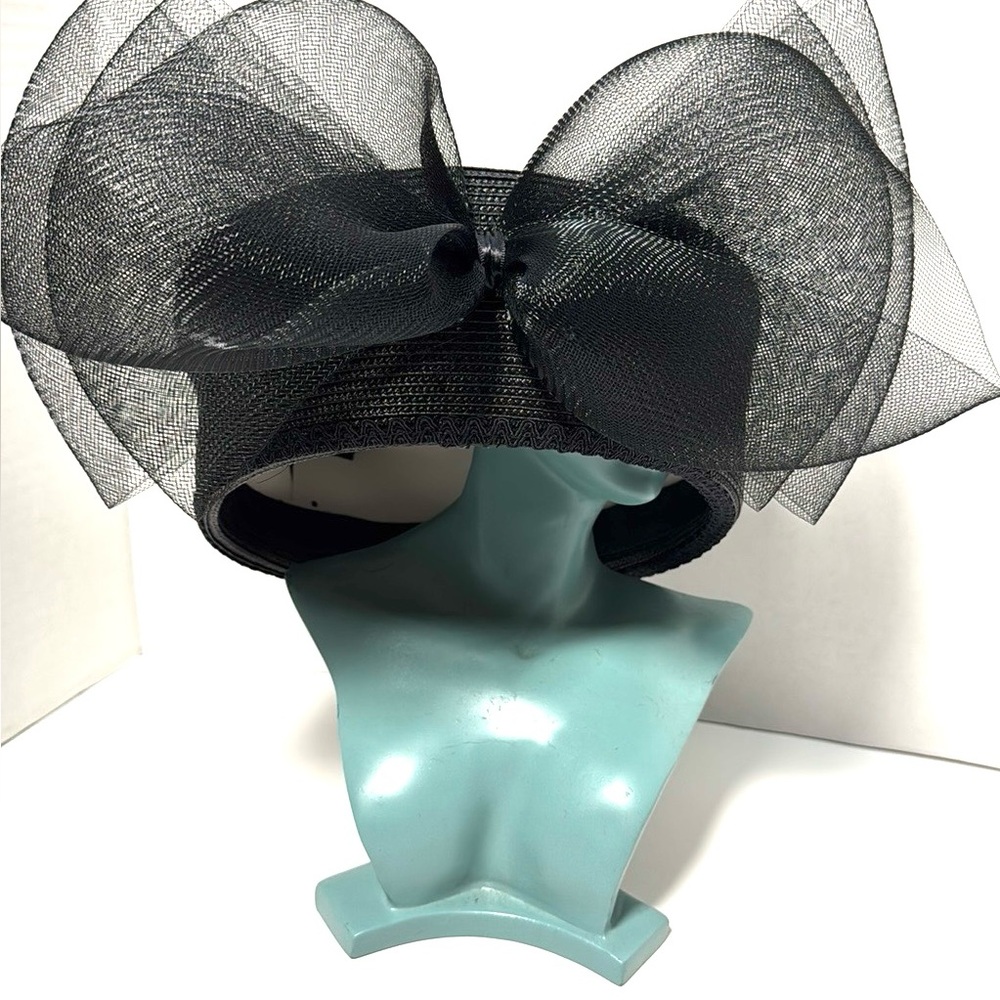 Vintage Arlin made in Taiwan - Black Bow Fascinator